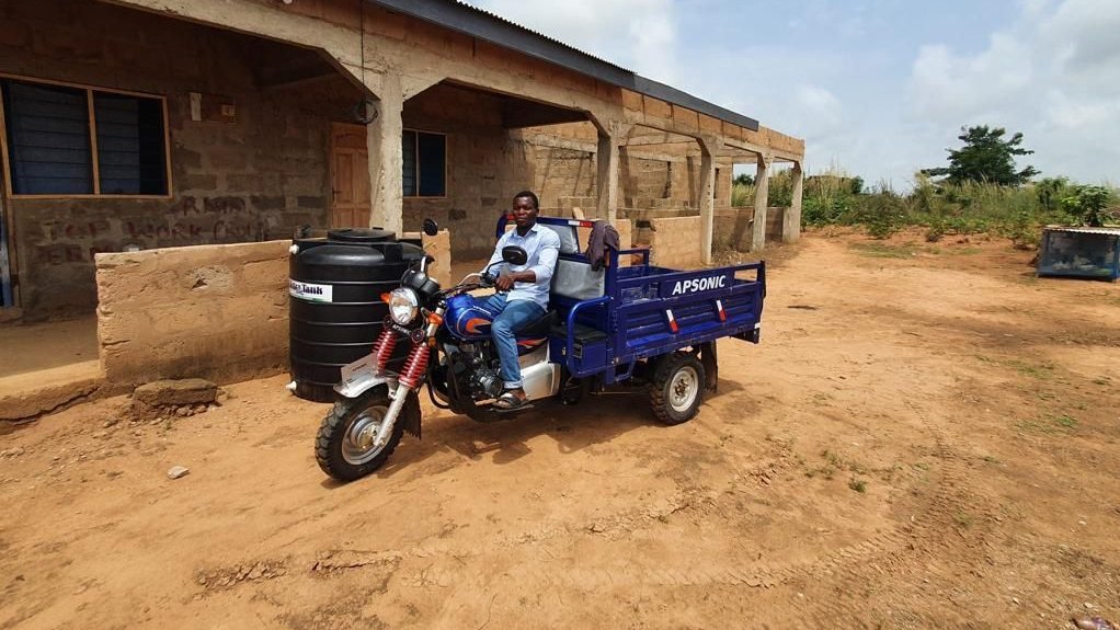 Ein Lastenfahrzeug für die Farm in Ghana